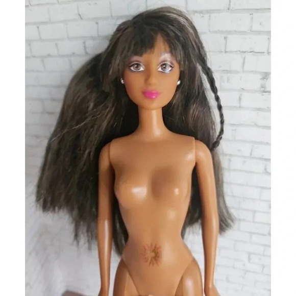 Barbie Other - Mattel Barbie Cali Girl Kayla Lea Nude Beach Feet Doll Tattoo Big Eyes Rare